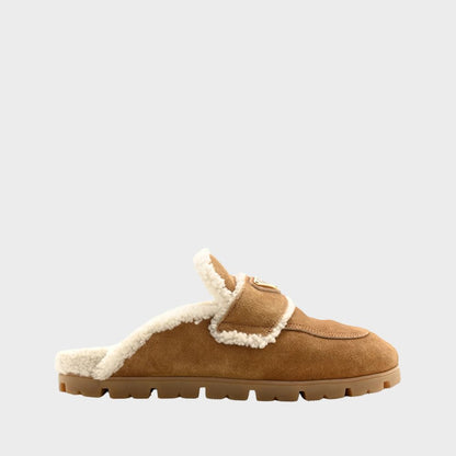 Sleepers Suede An Shearling Mules